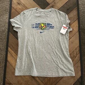 Nike Club America Gray Graphic T-Shirt